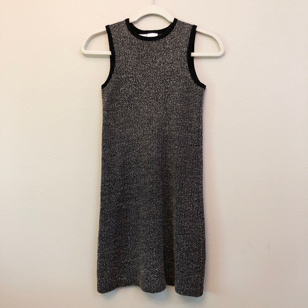 DKNY | Wool Blend Sleeveless Stretch Mini Dress